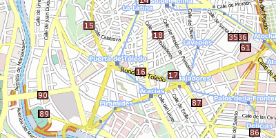 Stadtplan Instituto Nacional Gran Capitan Madrid